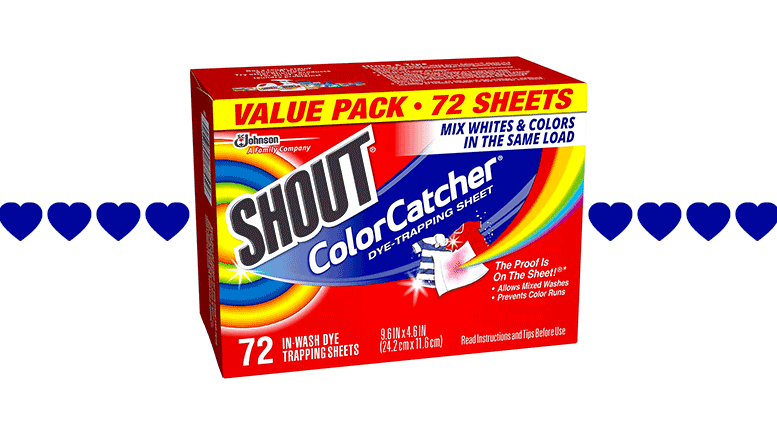  Shout Color Catcher Sheets for Laundry, Maintains