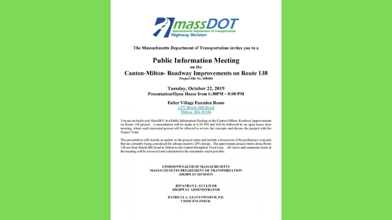 MassDOT meeting