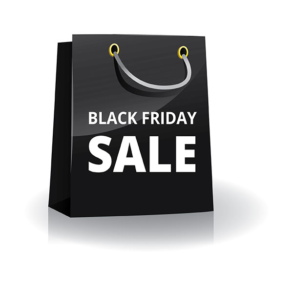 Black friday sale bag vector | price 1 credit usd $1.