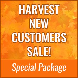 Harvest New Customers Fall Sale